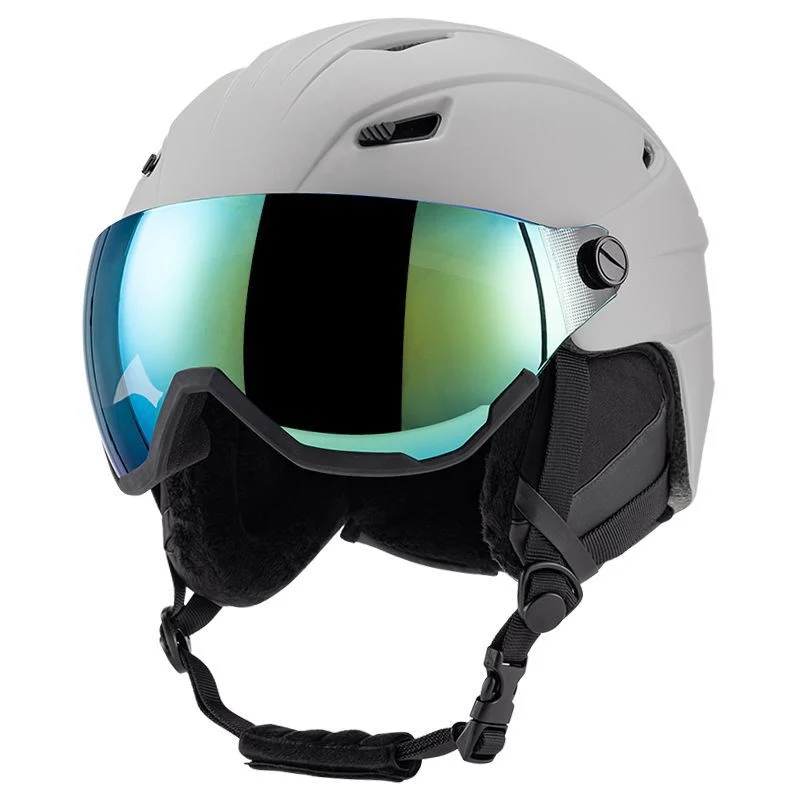 Schneesporthelm mit integriertem Visier Skanto