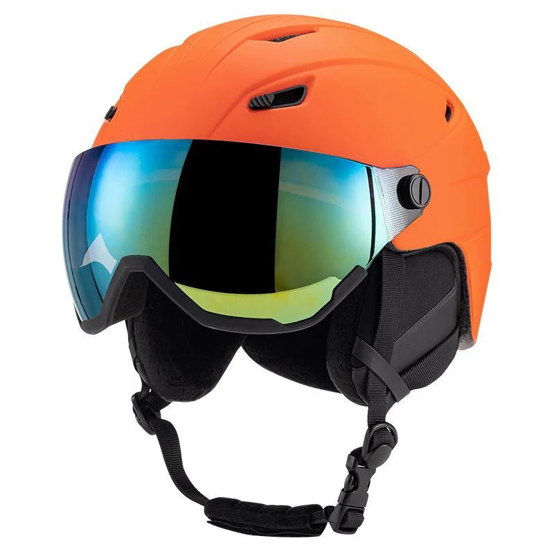 Schneesporthelm mit integriertem Visier Skanto