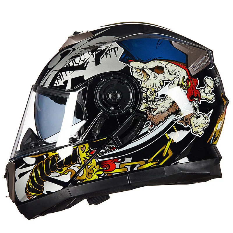 Aerodynamischer Integral-Motorradhelm Skanto