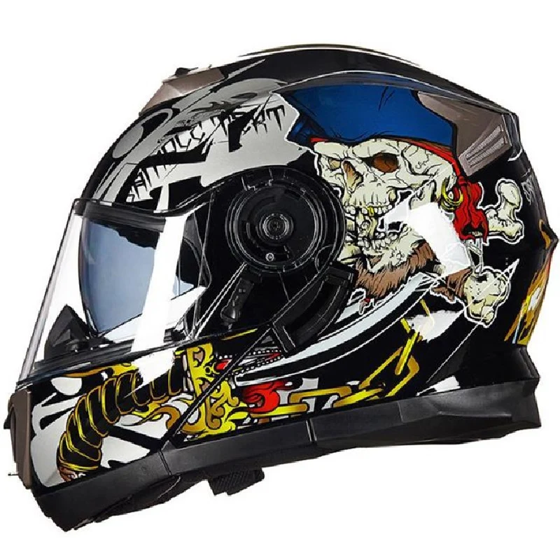 Aerodynamischer Integral-Motorradhelm Skanto