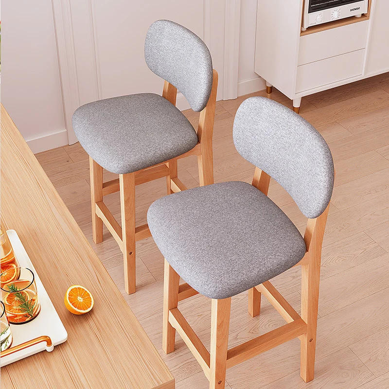 Verstellbarer Barhocker mit Rückenlehne und Polsterung Skanto