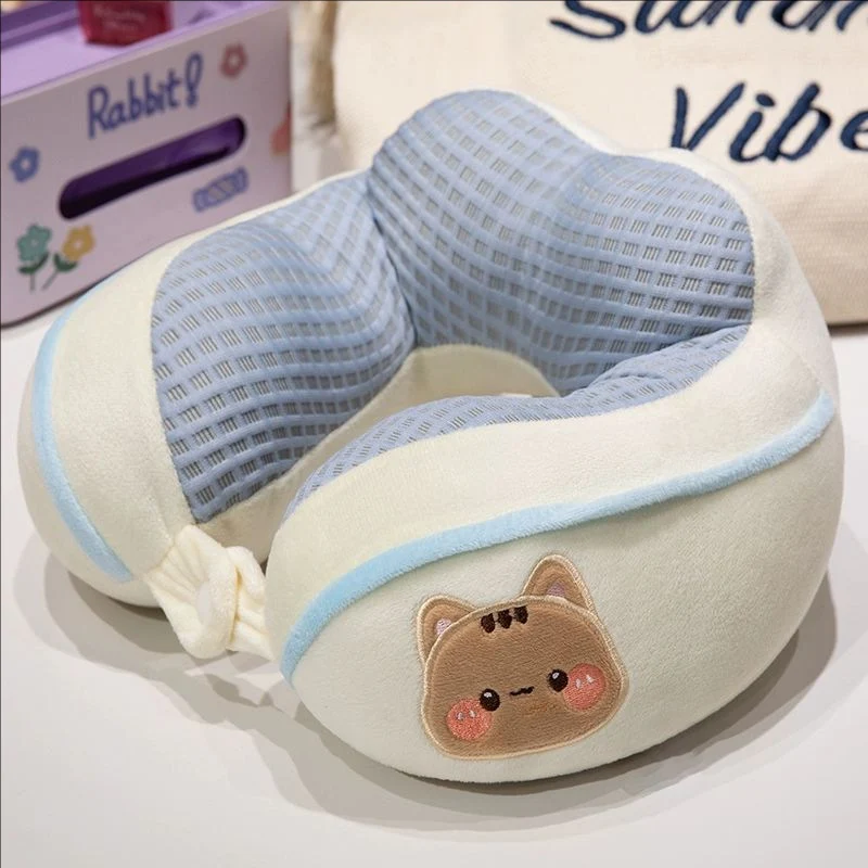 Ergonomisches Plüsch-Nackenkissen mit Tiermotiv Skanto