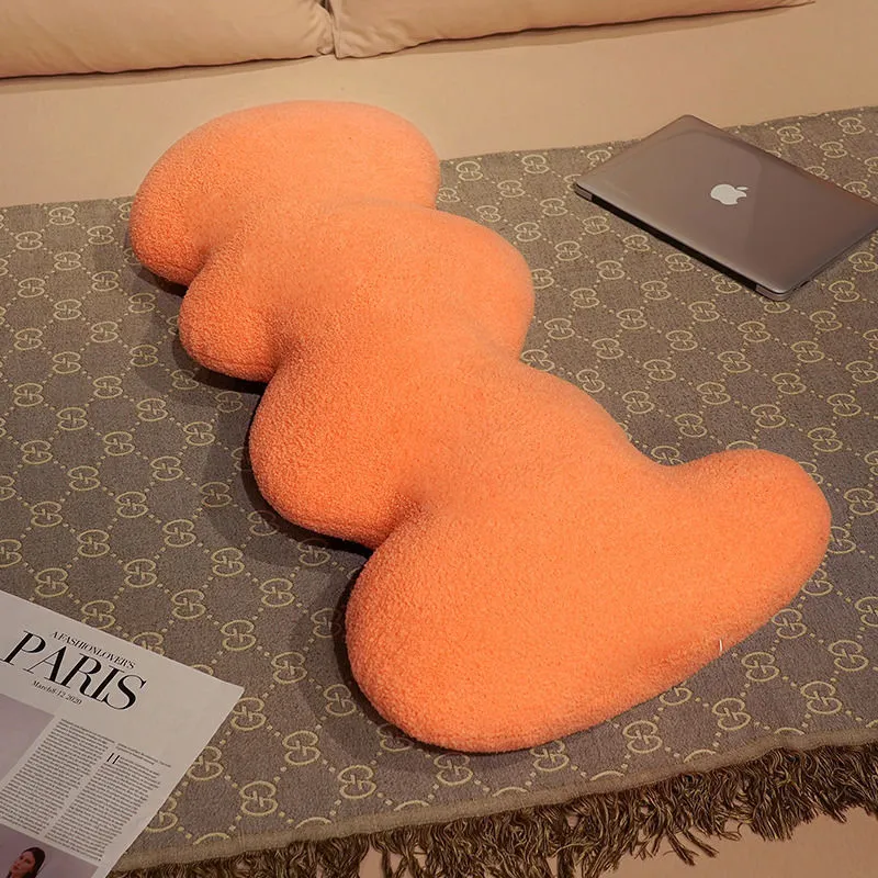 Ergonomisches Plüschkissen mit Wellendesign Skanto