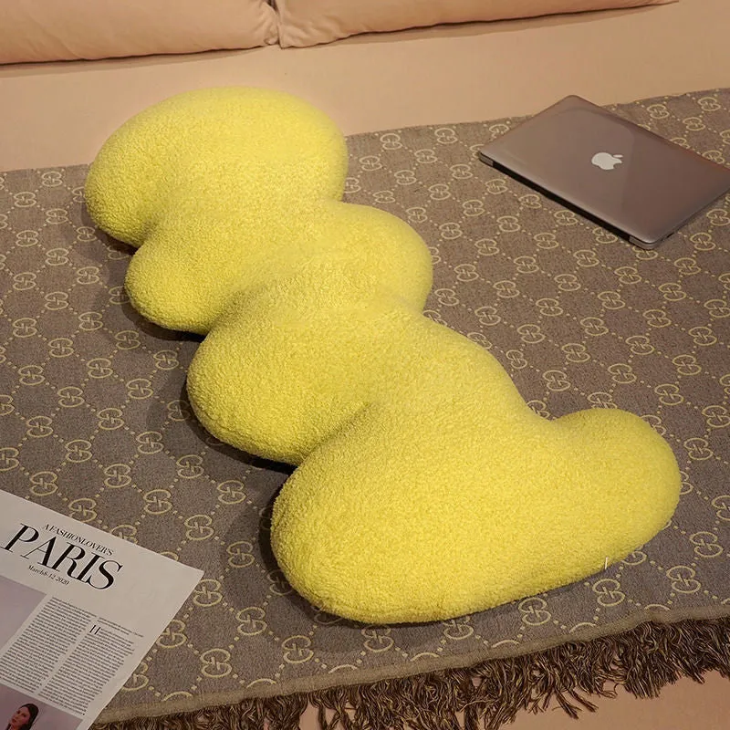 Ergonomisches Plüschkissen mit Wellendesign Skanto