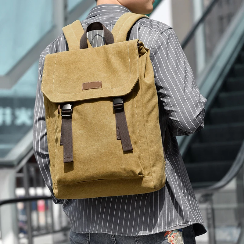 Rucksack mit praktischem Klappdeckel und robustem Material Skanto