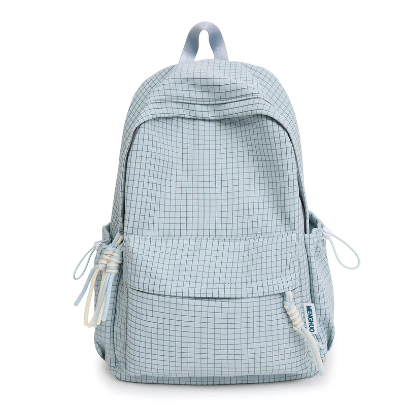 Vielseitiger leichter Schulrucksack mit Gittermuster Skanto