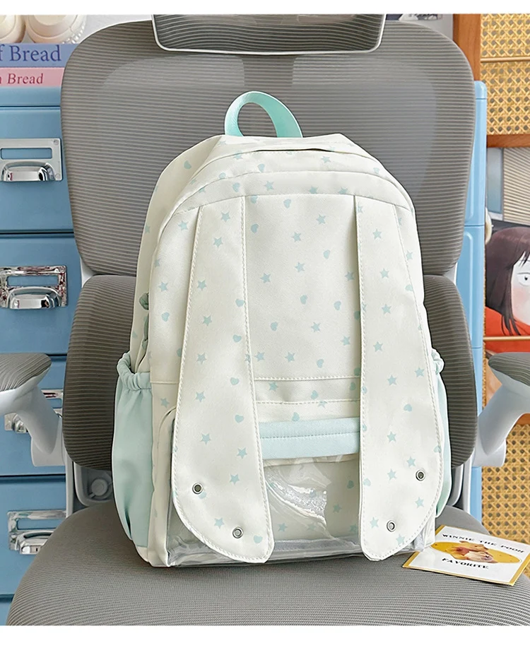 Bequemer Schulrucksack mit Sternenmuster Skanto