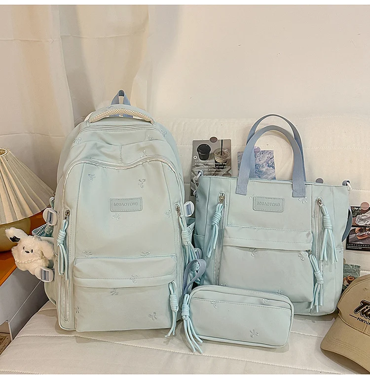 Multifunktionaler Schulrucksack und Tragetaschen-Set Skanto