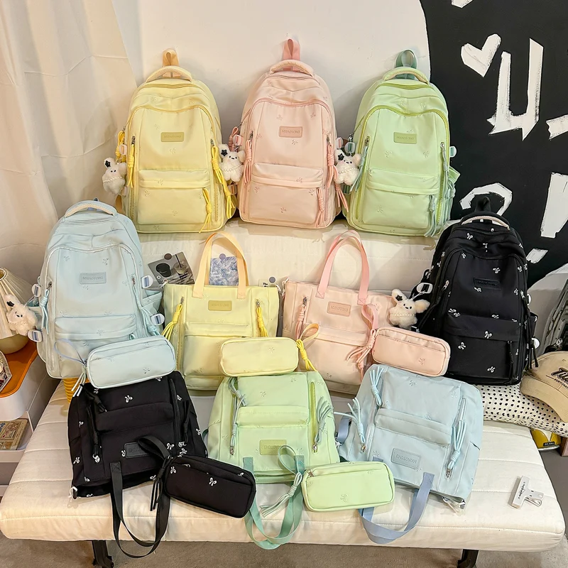 Multifunktionaler Schulrucksack und Tragetaschen-Set Skanto