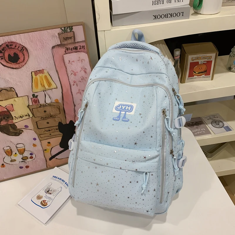 Modischer Schulrucksack mit Sternenmuster Skanto
