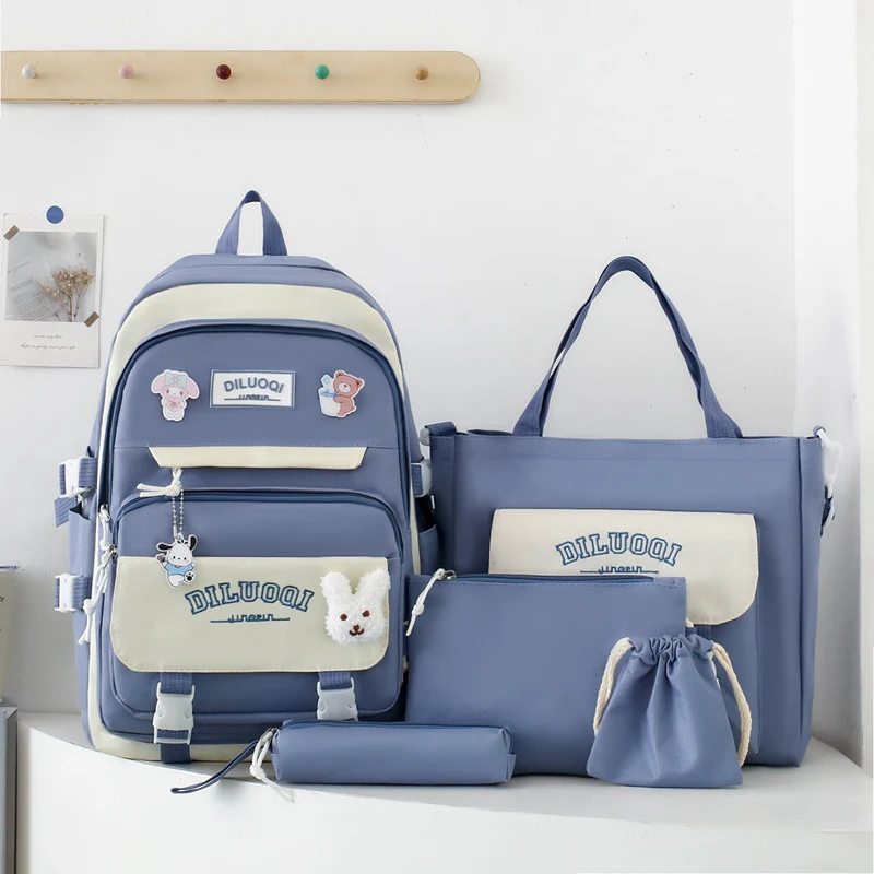 Mehrzweck-Schulrucksack- und Tragetaschen-Set Skanto