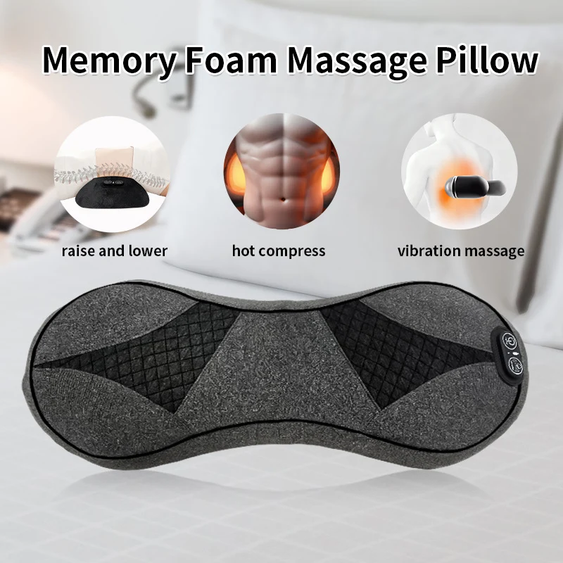 Ergonomisches Nackenmassagekissen mit Wärmefunktion und USB-Ladefunktion Skanto