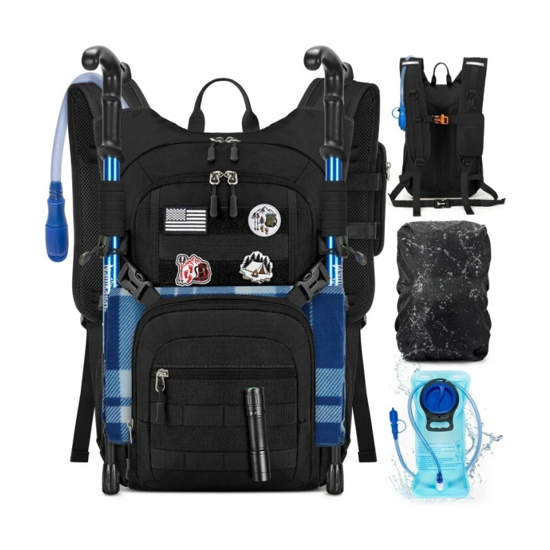 Multifunktionaler Outdoor-Rucksack mit integrierter Trinkblase und ergonomischem Design Skanto