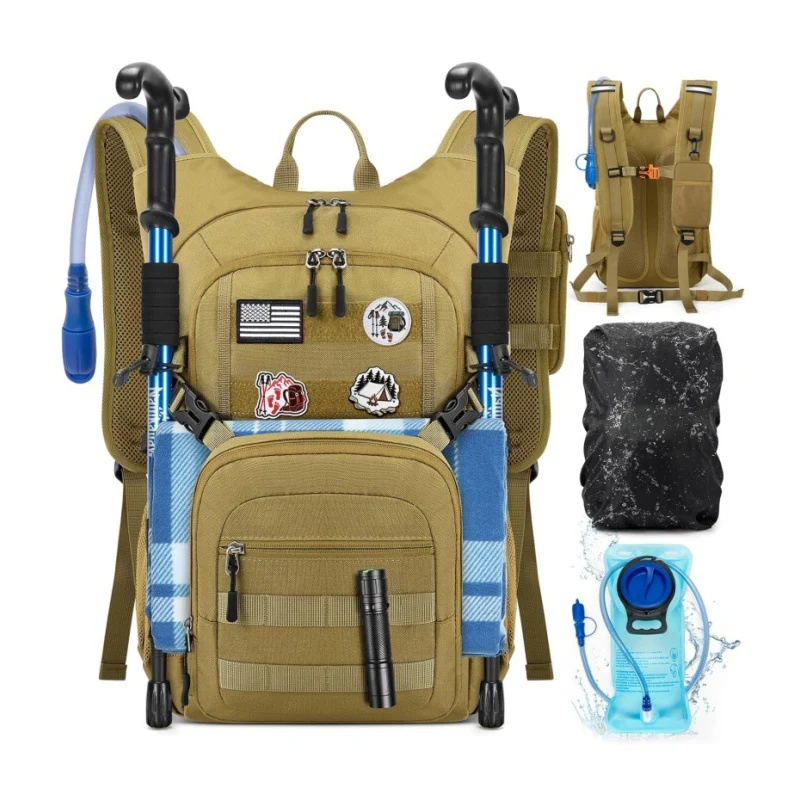 Multifunktionaler Outdoor-Rucksack mit integrierter Trinkblase und ergonomischem Design Skanto