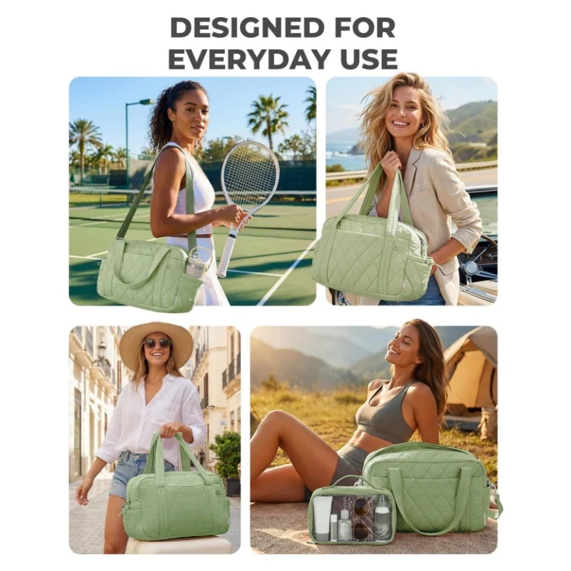 Kosmetik-Reisetasche mit transparentem Organizer Skanto