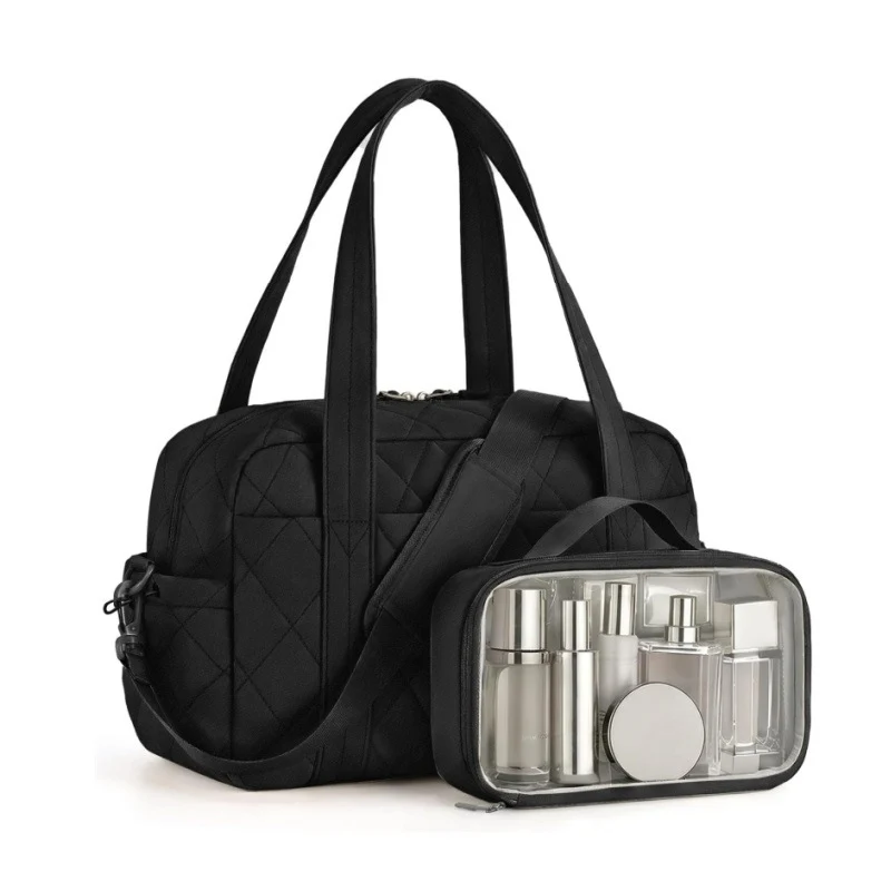 Kosmetik-Reisetasche mit transparentem Organizer Skanto