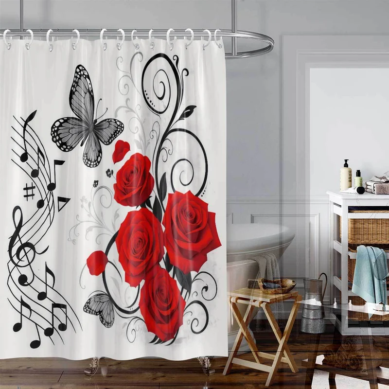 Duschvorhang im Camping-Design Skanto
