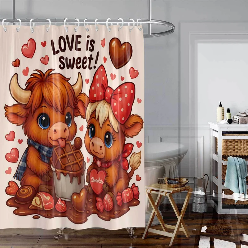 Duschvorhang im Camping-Design Skanto