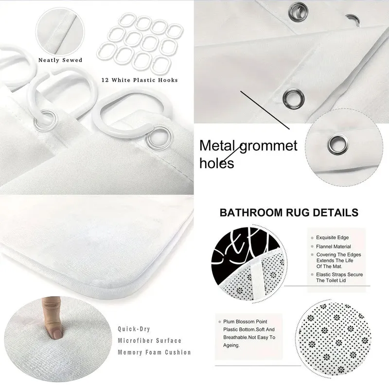Digitales Badezimmer-Deko-Set „Badezimmerregeln“ Skanto
