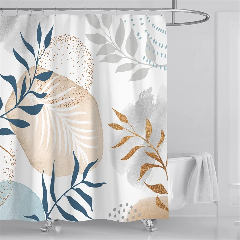 Duschvorhang Skanto mit Blumenmuster