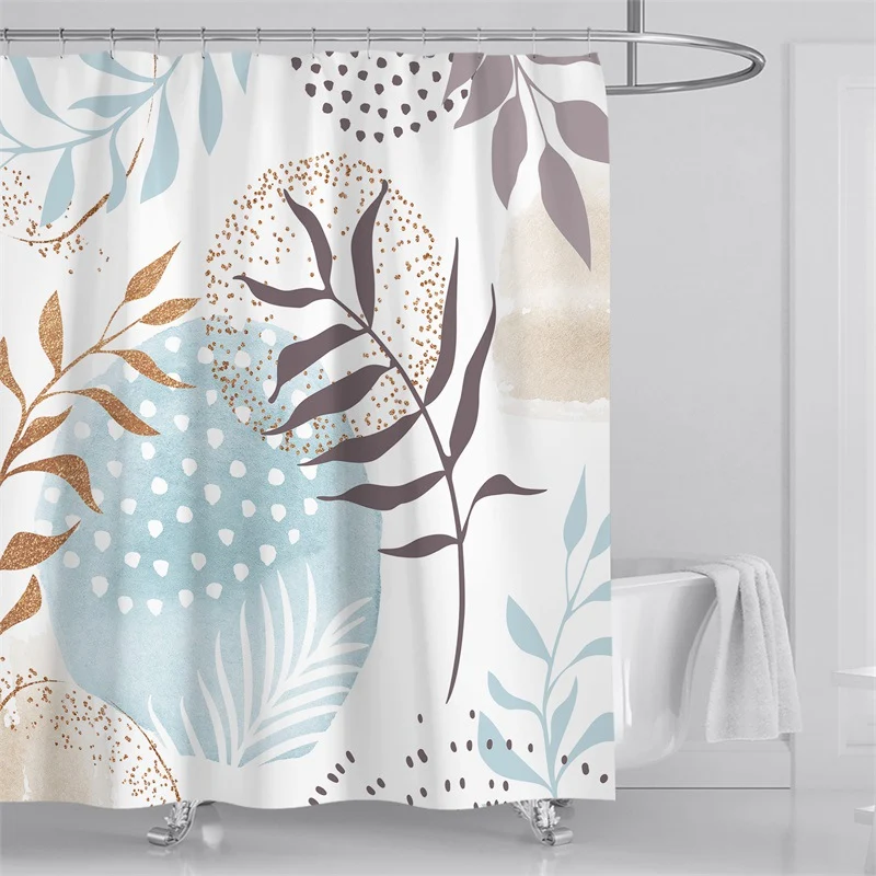 Duschvorhang Skanto mit Blumenmuster