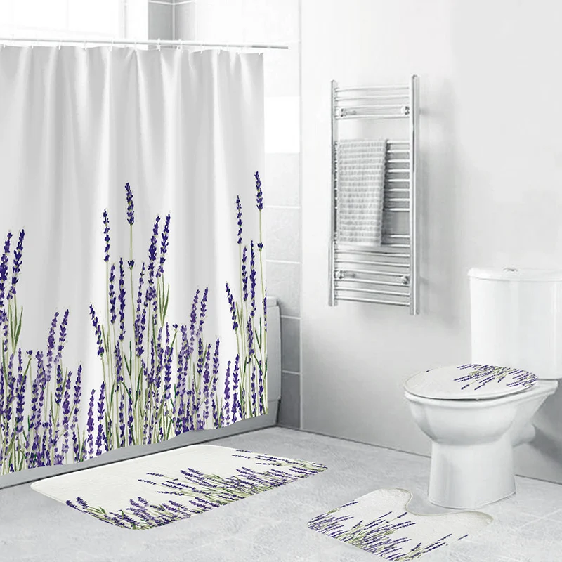 Künstlerisches Blumen-Badezimmer-Dekorationsset Skanto