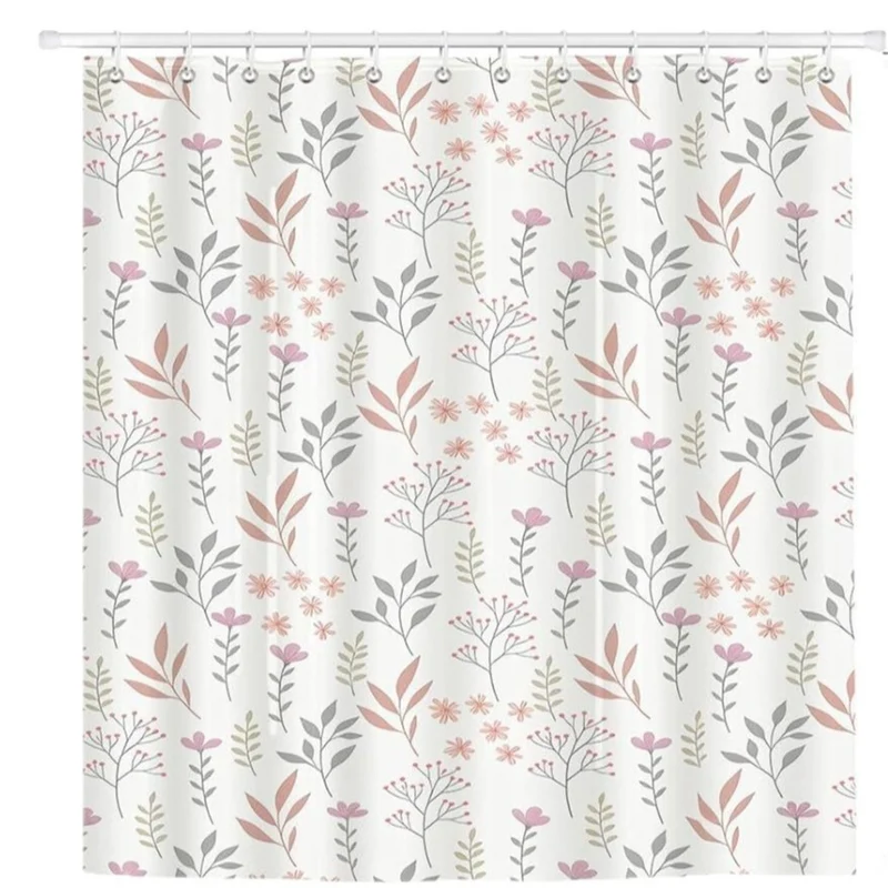 Duschvorhang Skanto mit Blumenmuster