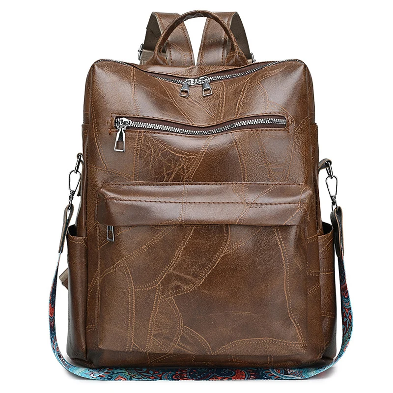 Stilvoller Lederrucksack Skanto