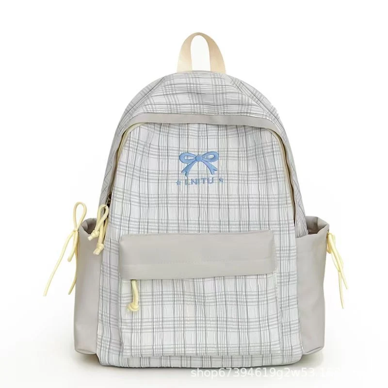 Karierter Rucksack Skanto
