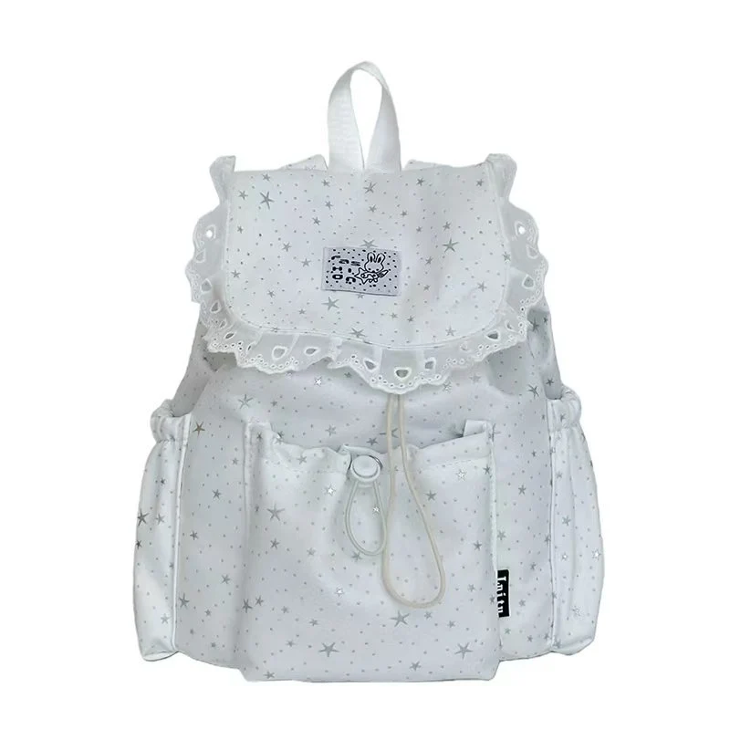 Rucksack mit Sternen-Design und Rüschen Skanto