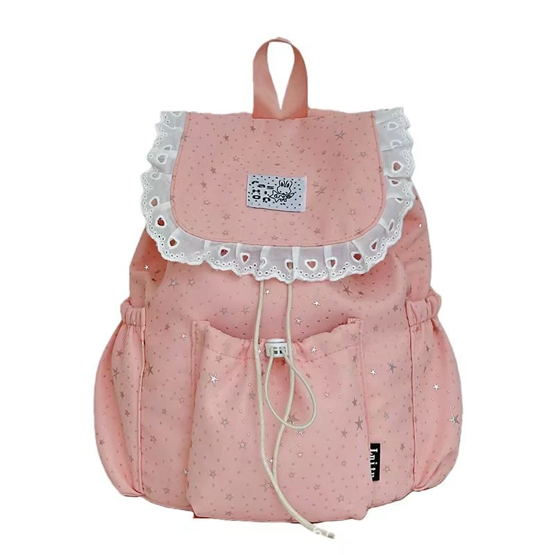 Rucksack mit Sternen-Design und Rüschen Skanto