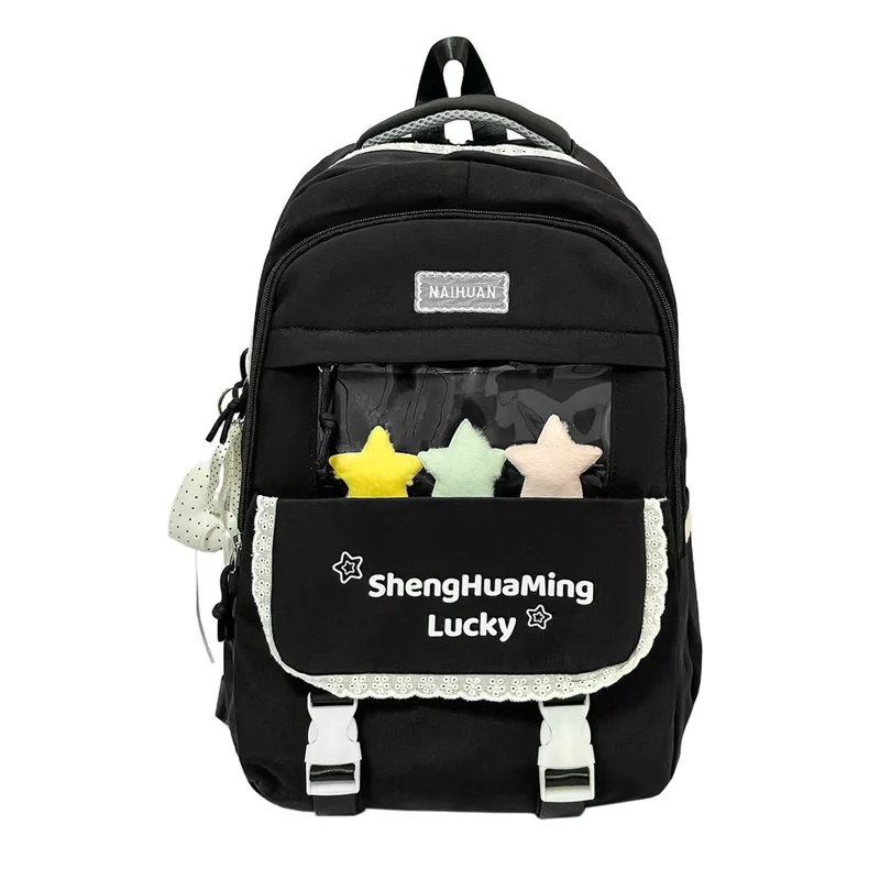 Stylischer Rucksack Skanto mit Sternenverzierung
