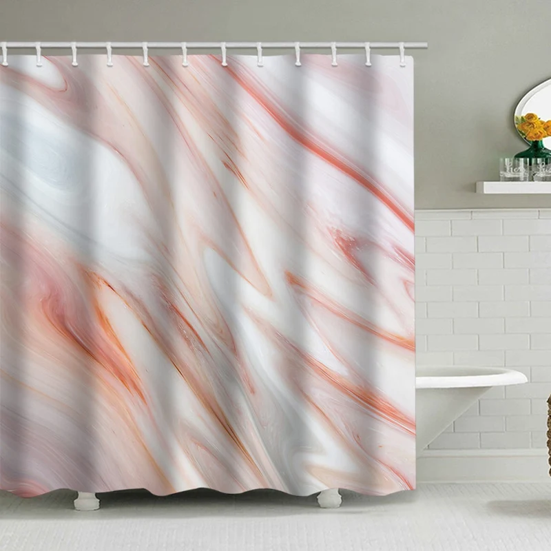 Duschvorhang Skanto mit künstlerischem Marmordesign