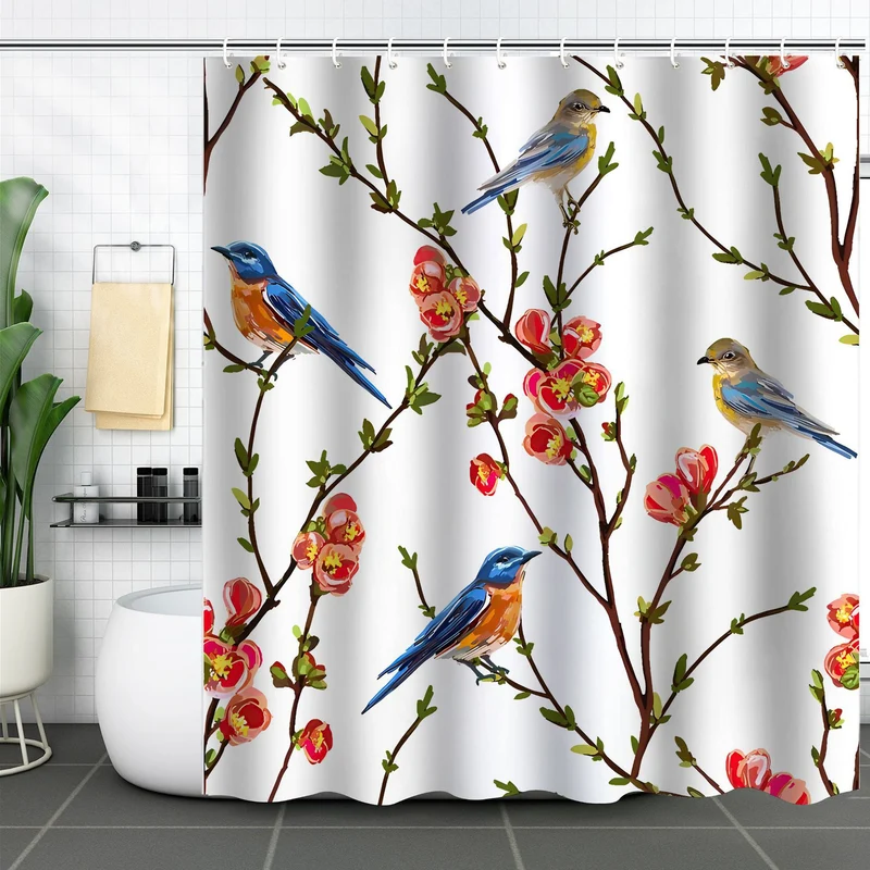 Duschvorhang Skanto mit Naturmotiv