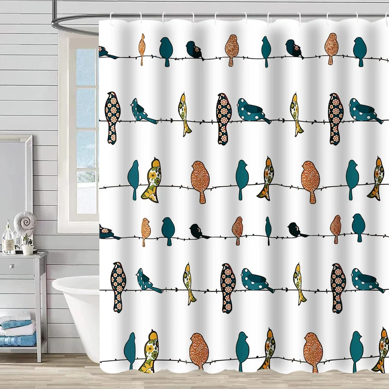 Duschvorhang Skanto mit Naturmotiv