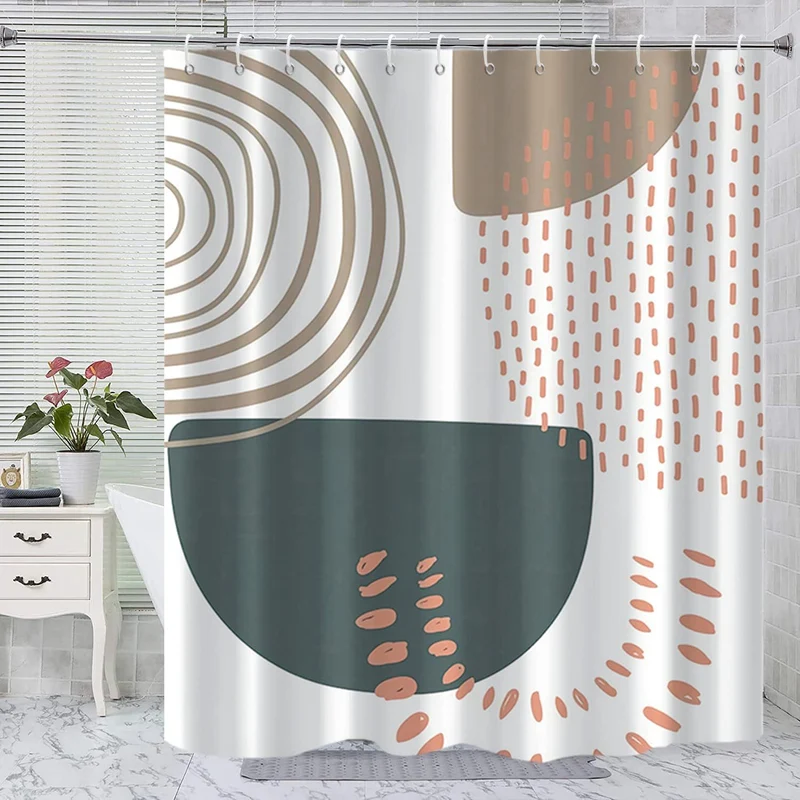 Duschvorhang Skanto mit Blumenmuster