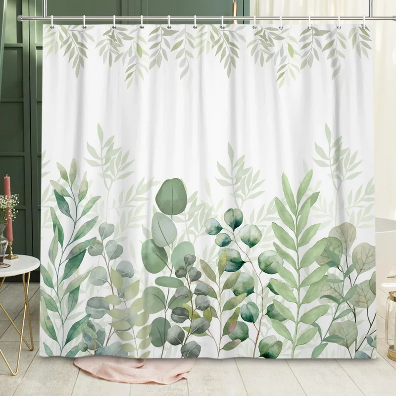 Duschvorhang Skanto mit Blumenmuster