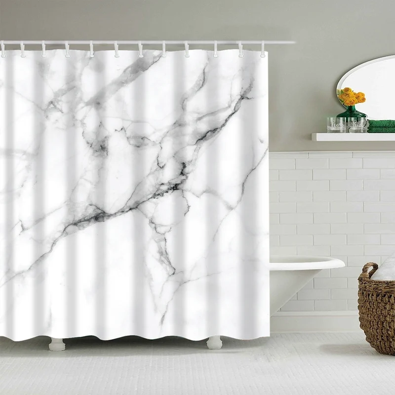 Duschvorhang Skanto mit Blumenmuster