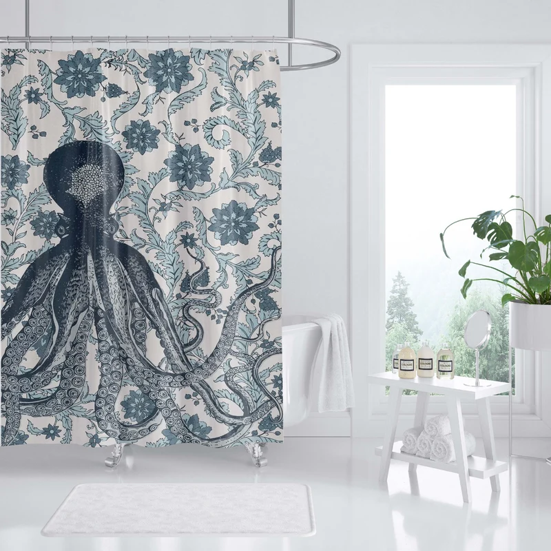 Duschvorhang Skanto mit Ozean-Kunstmotiv