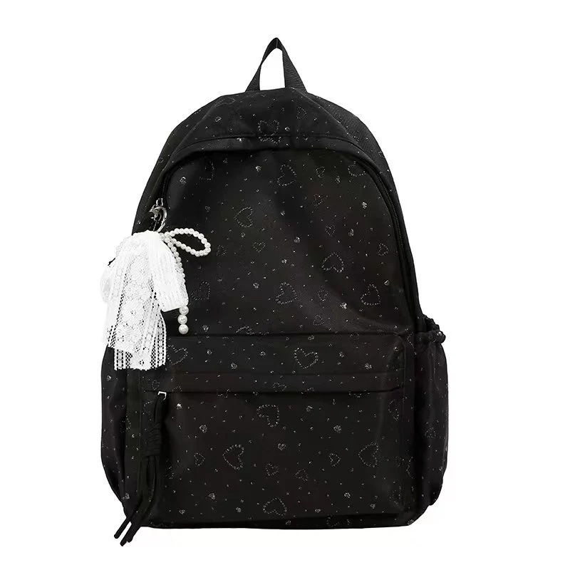 Lässiger Rucksack Skanto mit Herz-Dekor