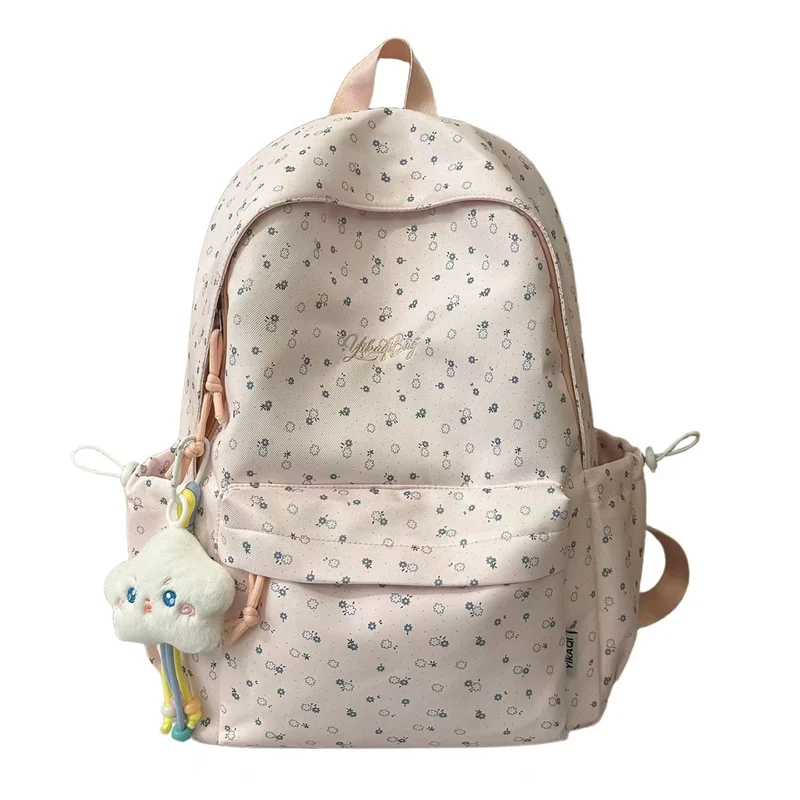 Leichter Rucksack Skanto mit Blumenmuster