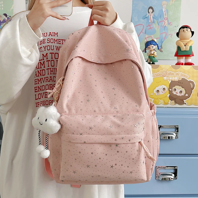 Strapazierfähiger Rucksack mit funkelnden Sternen Skanto