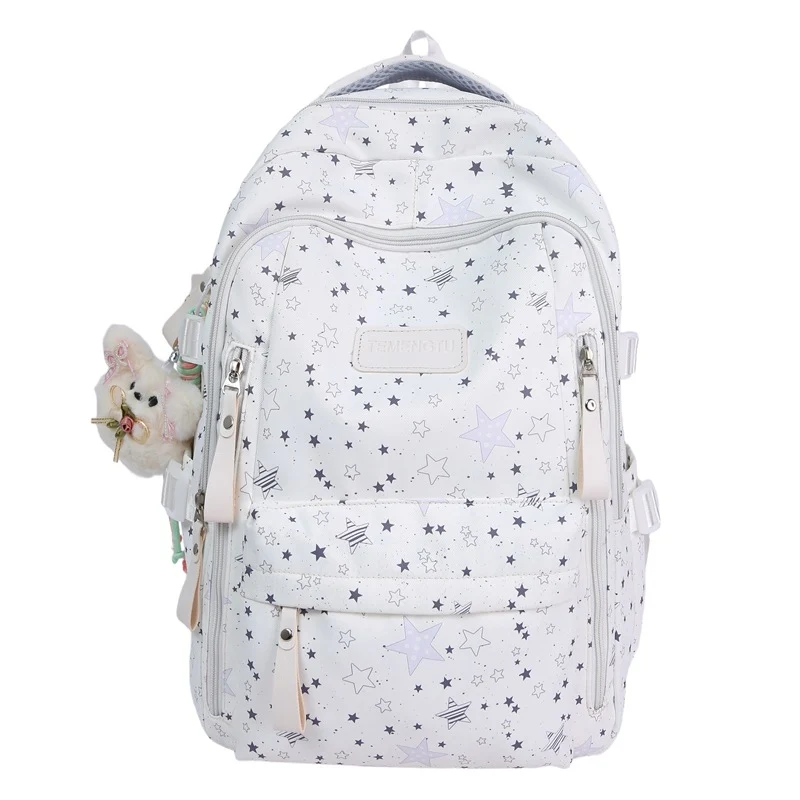 Rucksack mit Sterndruck und mehreren Fächern Skanto