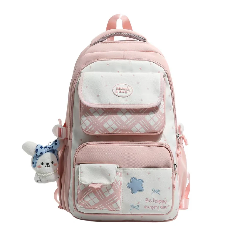 Plüsch-Charakter-Rucksack mit mehreren Fächern Skanto