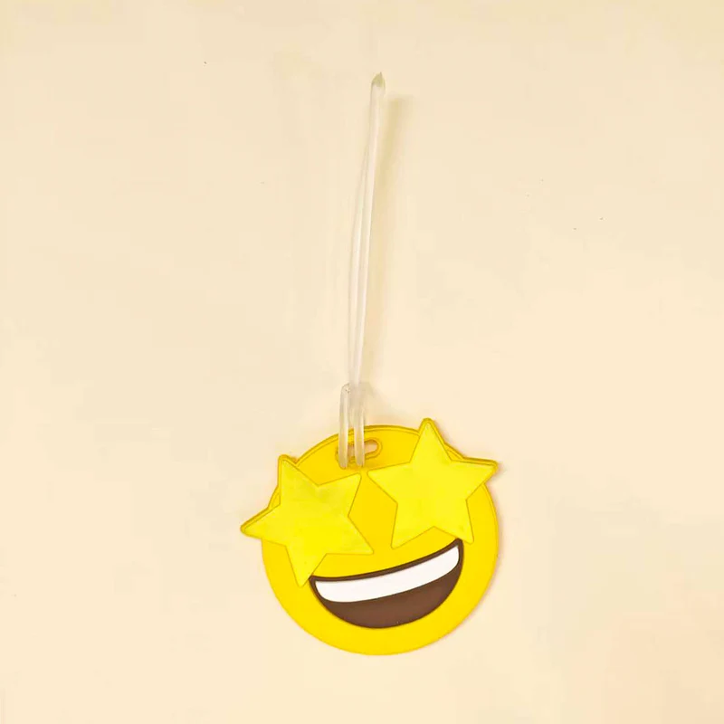 Unisex Emoji-inspirierter Kofferanhänger Skanto