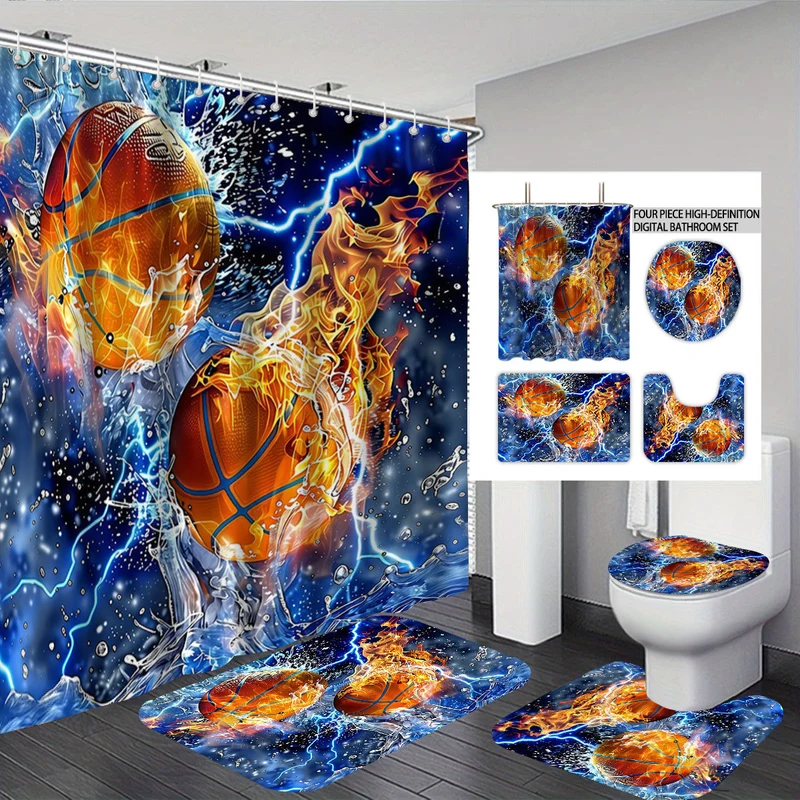 Badezimmer-Set im kreativen Universum-Design Skanto