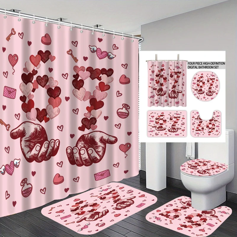 Badezimmer-Set im farbenfrohen Dessert-Design Skanto