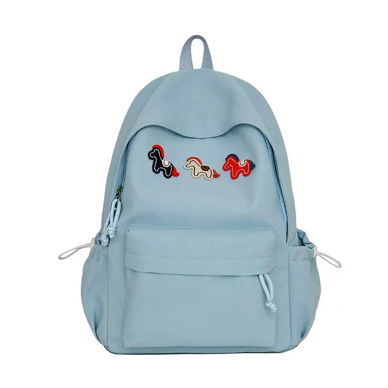 Verspielter Rucksack mit Tierstickerei Skanto