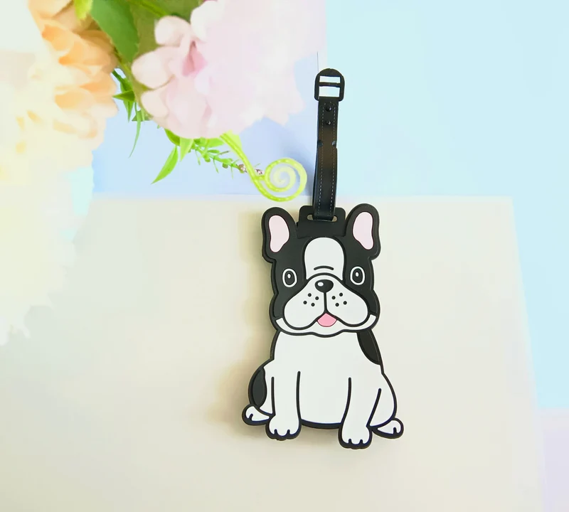 Unisex Niedlicher Französischer Bulldoggen-Gepäckanhänger Skanto