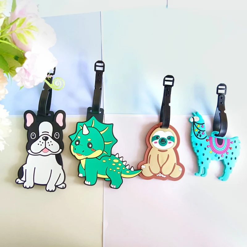 Unisex Niedlicher Französischer Bulldoggen-Gepäckanhänger Skanto